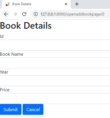 CherryPy and Firebase - Add an Item
